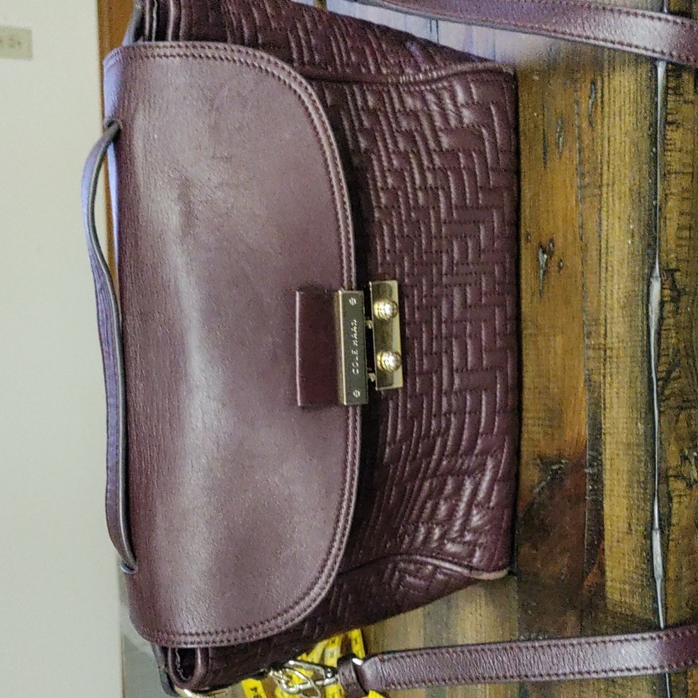 Cole Haan burgundy purse